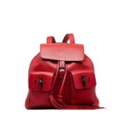 Gucci Vintage Pre-owned Laeder ryggsckar Red, Dam