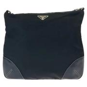 Prada Vintage Pre-owned Canvas prada-vskor Black, Dam