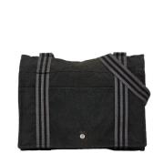 Hermès Vintage Pre-owned Canvas axelremsvskor Black, Dam