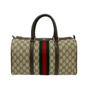 Gucci Vintage Pre-owned Canvas gucci-vskor Brown, Dam