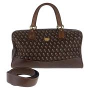 Gucci Vintage Pre-owned Canvas gucci-vskor Brown, Dam