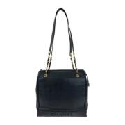 Chanel Vintage Pre-owned Laeder crossbodyvskor Black, Dam