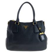 Prada Vintage Pre-owned Laeder prada-vskor Black, Dam