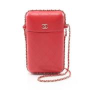 Chanel Vintage Pre-owned Laeder chanel-vskor Red, Dam