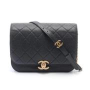 Chanel Vintage Pre-owned Laeder chanel-vskor Black, Dam