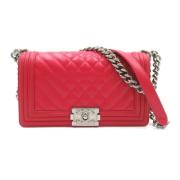 Chanel Vintage Pre-owned Laeder chanel-vskor Red, Dam