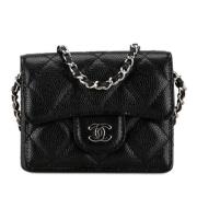 Chanel Vintage Pre-owned Laeder chanel-vskor Black, Dam