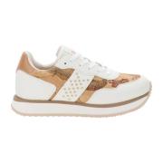 Alviero Martini 1a Classe Dam Sneakers i Konstläder White, Dam