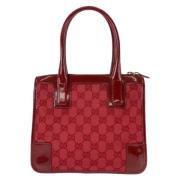 Gucci Vintage Pre-owned Canvas gucci-vskor Red, Dam