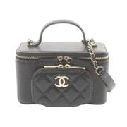 Chanel Vintage Pre-owned Laeder chanel-vskor Black, Dam