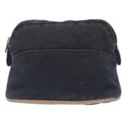 Hermès Vintage Pre-owned Canvas handvskor Black, Dam