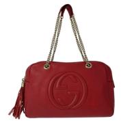 Gucci Vintage Pre-owned Laeder gucci-vskor Red, Dam