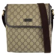 Gucci Vintage Pre-owned Canvas gucci-vskor Beige, Dam