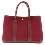 Hermès Vintage Pre-owned Canvas handvskor Red, Dam