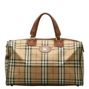 Burberry Vintage Pre-owned Canvas resvskor Beige, Dam