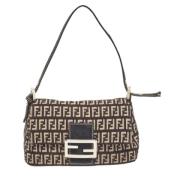 Fendi Vintage Pre-owned Canvas fendi-vskor Brown, Dam