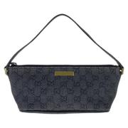 Gucci Vintage Pre-owned Canvas handvskor Black, Dam