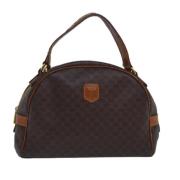 Celine Vintage Pre-owned Laeder handvskor Brown, Dam