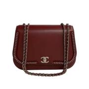 Chanel Vintage Pre-owned Laeder crossbodyvskor Red, Dam