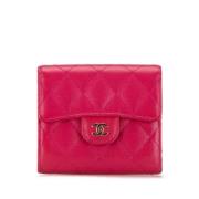 Chanel Vintage Pre-owned Laeder plnbcker Pink, Dam