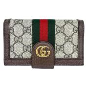 Gucci Vintage Pre-owned Tyg gucci-vskor Brown, Dam