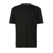 Boss Svart Metallic Logo T-shirt Black, Herr