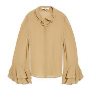 Chloé Sidenskjorta Beige, Dam