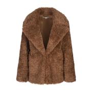 Stella McCartney Teddytyg Brun Kort Kappa Brown, Dam