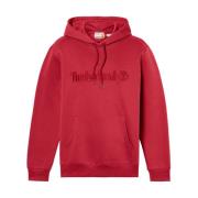 Timberland Mångsidig Bekväm Hoodie Red, Herr