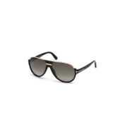 Tom Ford Svarta solglasögon Dimitry modell Black, Unisex