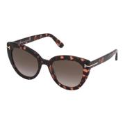 Tom Ford Izzi FT 0845 Solglasögon i Havana Brown, Dam