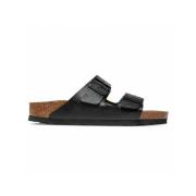 Birkenstock Slides & Flip Flops Black, Dam