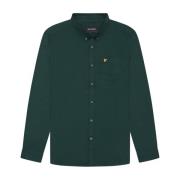 Lyle & Scott Flanellskjorta för Män Green, Herr