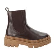 Marco Tozzi Tyg Ankelboots Modern Design Brown, Dam