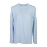 Allude Klarblå Sweatshirt Aw24 Blue, Dam