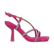 Alma EN Pena Hälad sandal med strassband Multicolor, Dam