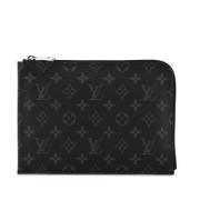 Louis Vuitton Vintage Pre-owned Canvas kuvertvskor Black, Dam