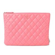 Chanel Vintage Pre-owned Laeder chanel-vskor Pink, Dam