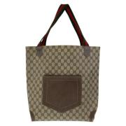 Gucci Vintage Pre-owned Canvas gucci-vskor Brown, Dam