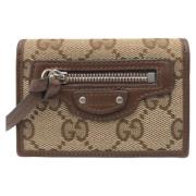 Gucci Vintage Pre-owned Canvas plnbcker Brown, Dam