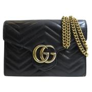 Gucci Vintage Pre-owned Laeder gucci-vskor Black, Dam