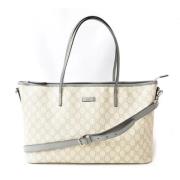 Gucci Vintage Pre-owned Canvas gucci-vskor Beige, Dam