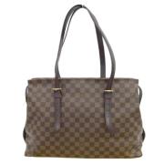 Louis Vuitton Vintage Pre-owned Canvas louis-vuitton-vskor Brown, Dam