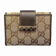 Gucci Vintage Pre-owned Canvas plnbcker Brown, Herr