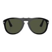 Persol Klassiska Pilotstil Solglasögon Black, Herr