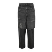 An Other Date Rivna Denim Dubbel Stängning Jeans Black, Herr