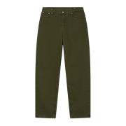 Dondup Grön Löst Passform Hög Midja Jeans Green, Dam