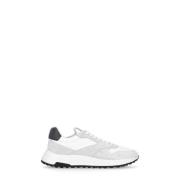 Hogan Vita Läder Sneakers Rund Tå White, Herr