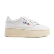 Autry Låg Vit Plattform Sneakers White, Herr