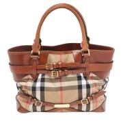 Burberry Vintage Pre-owned Canvas totevskor Brown, Dam